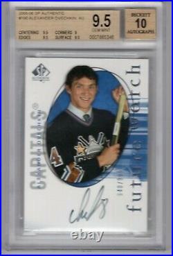05-06 Sp Authentic Future Watch Rookie Rc Auto /999 Bgs 9.5 Alexander Ovechkin A