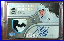 05/06 UD The Cup Signature Patch Sidney Crosby 34/75