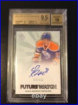 11-12 SP Authentic Ryan Nugent-Hopkins Future Watch Rookie Card RC BGS 9.5 /999