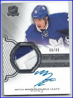 16-17 Upper Deck The Cup Rookie Patch/Autograph Mitch Marner 96/99 #176