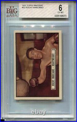 1951 Topps Ringside Boxing #32 Rocky Marciano Rookie Card RC BVG Ex MINT 6