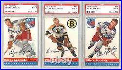 1954 1955 TOPPS High GRADE Hockey Card SET 19 CARDS GRADED many PSA NM 7