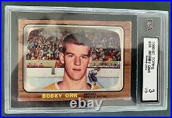 1966-67 Topps Hockey #35 BOBBY ORR Rookie Card KSA 3 VG