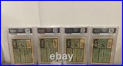 1971-72 O-PEE-CHEE GUY LAFLEUR RC #148 HOF SIGNED AUTO ROOKIE PSA/DNA Lot of 4