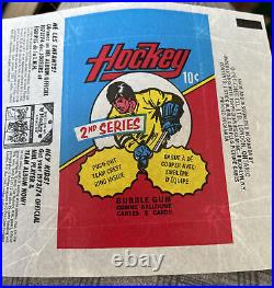 1973-74 O-Pee-Chee OPC 2nd Series Wrapper Hockey