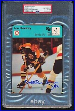 1977 Sportscaster Italy Signed Autographed BOBBY ORR PSA/DNA
