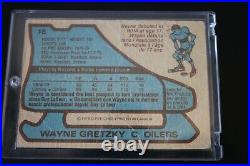 1979-80 O-Pee-Chee Wayne Gretzky Rookie RC Card #18 Authentic not PSA BVG
