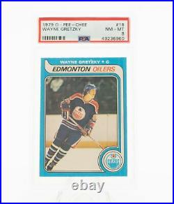 1979 80 Opc #18 Wayne Gretzky Rookie Card Psa 8 Mint Beautiful Card The Goat