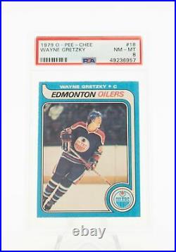 1979 80 Opc #18 Wayne Gretzky Rookie Card Psa 8 Mint The Great One! #99