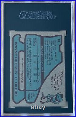 1979-80 Topps #18 Wayne Gretzky Rookie Card Sgc 6 Ex/nmt++free Shipping