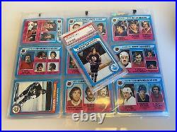 1979-80 Topps Complete Set Lot of 264 (includes #18 Gretzky PSA 7) Hockey Cards