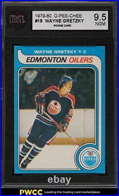 1979 O-Pee-Chee Hockey Wayne Gretzky ROOKIE RC #18 KSA 9.5