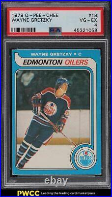 1979 O-Pee-Chee Hockey Wayne Gretzky ROOKIE RC #18 PSA 4 VGEX