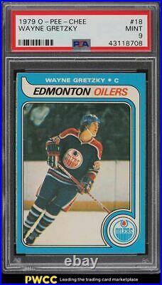 1979 O-Pee-Chee Hockey Wayne Gretzky ROOKIE RC #18 PSA 9 MINT