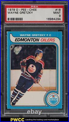 1979 O-Pee-Chee Hockey Wayne Gretzky ROOKIE RC #18 PSA 9 MINT