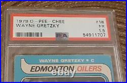 1979 O Pee Chee Wayne Gretzky PSA 1.5 Rookie Card! Hof GOAT