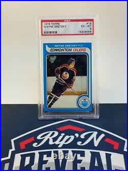 1979 Topps Hockey Wayne Gretzky ROOKIE RC #18 PSA 6 EXMT Beautiful card