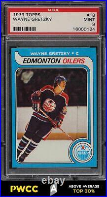1979 Topps Hockey Wayne Gretzky ROOKIE RC #18 PSA 9 MINT (PWCC-A)
