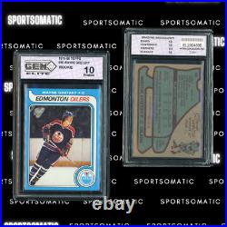 1979 Topps Wayne Gretzky ROOKIE CARD RC #18 GEM MINT 10 Gretzky RC (LOW POP)