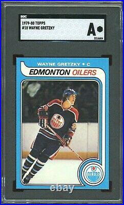 1979 Topps Wayne Gretzky Rookie Card RC #18 Certified SGC Authentic Rare
