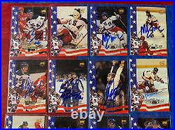 1980 US Miracle on Ice Signature Rookies autographed signed Lot Eruzione, Craig+