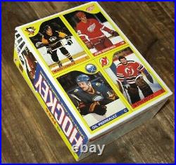 1985-86 O-pee-chee Opc Hockey Box Tape Sealed Case Fresh Lemieux Rookie Bottom