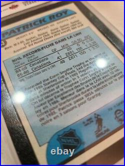 1986 87 Opc O-pee-chee #53 Patrick Roy Rookie Card Ksa 10 Gem Mint