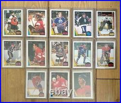 1987-88 O-Pee-Chee Hockey Complete Set 1-264, With 4 PSA graded cards