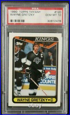 1990 Topps Tiffany Wayne Gretzky #120 PSA 10 GEM MT MINT Hockey Card L. A. Kings