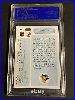 1990 UPPER DECK #356 JAROMIR JAGR RC Rookie Card PSA 10 Penguins PRISTINE