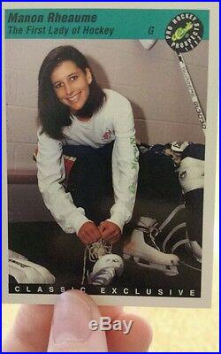 1992 1993 Classic Manon Rheaume Card #3 from the 100 card set