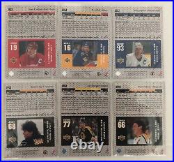 1996-97 Upper Deck Game Jersey complete set 13 cards. Most of them 2 color