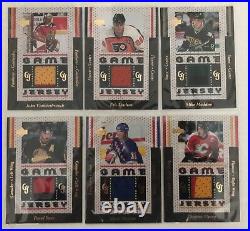 1996-97 Upper Deck Game Jersey complete set 13 cards. Most of them 2 color