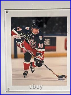 1996-97 Upper Deck Hockey Jumbo Limited Edition Wayne Gretzky auto /250 HOF