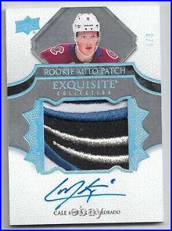 19-20 UD The Cup Exquisite Collection Rookie Patch/Autograph Cale Makar 5/8