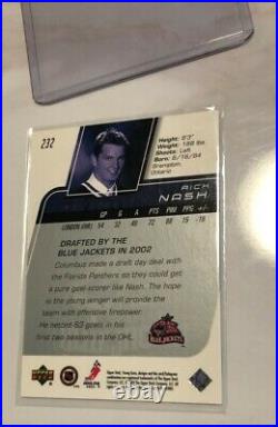 2002-03 Upper Deck Young Guns Rick Nash Rookie Card #232