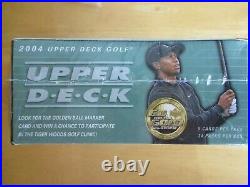 2004 Upper Deck Tiger Woods Factory Sealed Golf Trading Card Box