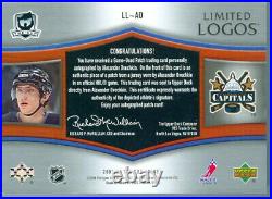2005-06 Cup Alexander Ovechkin Limited Logos 20/50 Auto 4 Color Game Used Patch