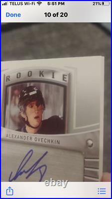 2005-06 Cup Ovechkin Rc Rookie Auto Patch 3 Color Top Copy #/99