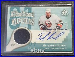 2005-06 SP Game Used SIGnificant Numbers M Satan Auto 05/81 #SN-MS. Islanders