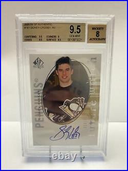 2005-06 Sidney Crosby Sp Authentic Future Watch Rookie Autograph Bgs 9.5 /999