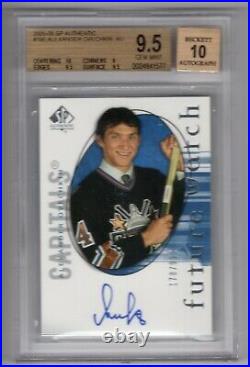2005-06 Sp Authentic Future Watch Rookie Rc Auto /999 Bgs 9.5 Alexander Ovechkin