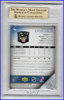 2005-06 Upper Deck #443 Young Guns Rookie Rc Card Alexander Ovechkin Bgs 9.5