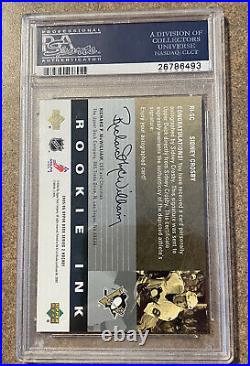 2005 Sidney Crosby U. D. Rookie Ink Autograph Rookie Card! /87 Low Pop