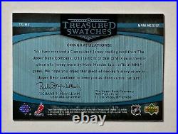 2005 Upper Deck Artifacts Mark Messier Treasured Swatches 1/1 Game Used