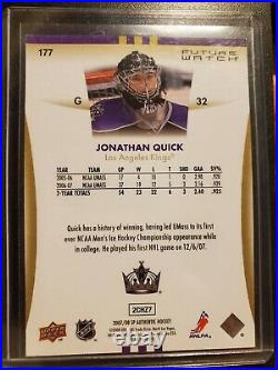 2007-08 SP Authentic Future Watch #177 Jonathan Quick /999 Rookie Card