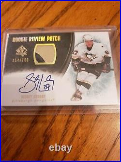 2007/08 Ud Sp Authentic Rookie Review Patch Sidney Crosby 3clr Patch Auto 54/100