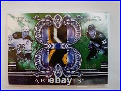 2010-11 Upper Deck Artifacts Tundra Tandems Patches Chara Byfuglien 36/40