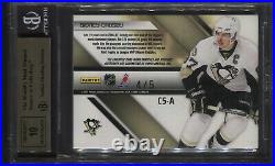 2011 Certified Sidney Crosby Game Worn Jersey /5 Bgs 9.5 10 On Card Auto Pop 1