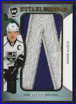 2012-13 The Cup Notable NAMEPLATE PATCH Letter W #NN-DU Dustin Brown 4/5